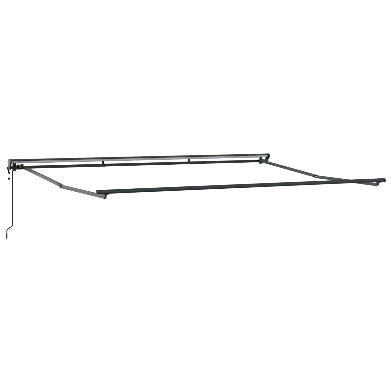 Tettuccio Elettrico Retrattile Crema e Antracite 4 x 2 m | homemem39