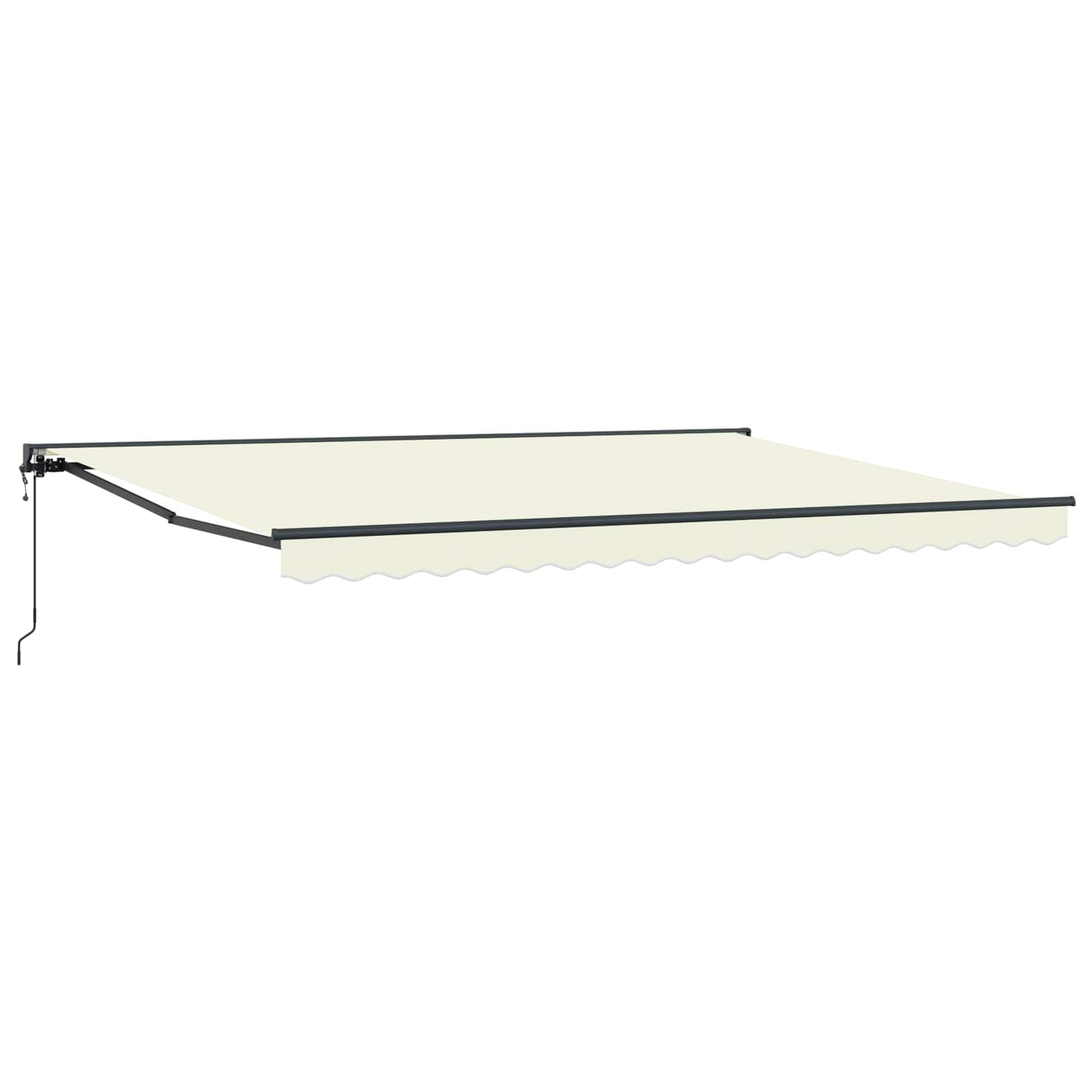 Tettuccio Elettrico Retrattile Crema e Antracite 4 × 3,5 m | homemem39
