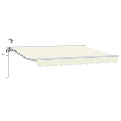 Tettuccio Elettrico Retrattile Crema e Bianco 2,5 x 2 m | homemem39