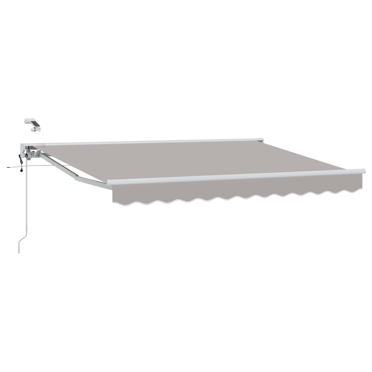 Tettuccio Elettrico Retrattile Grigio chiaro e bianco 3 x 2,5 m | homemem39