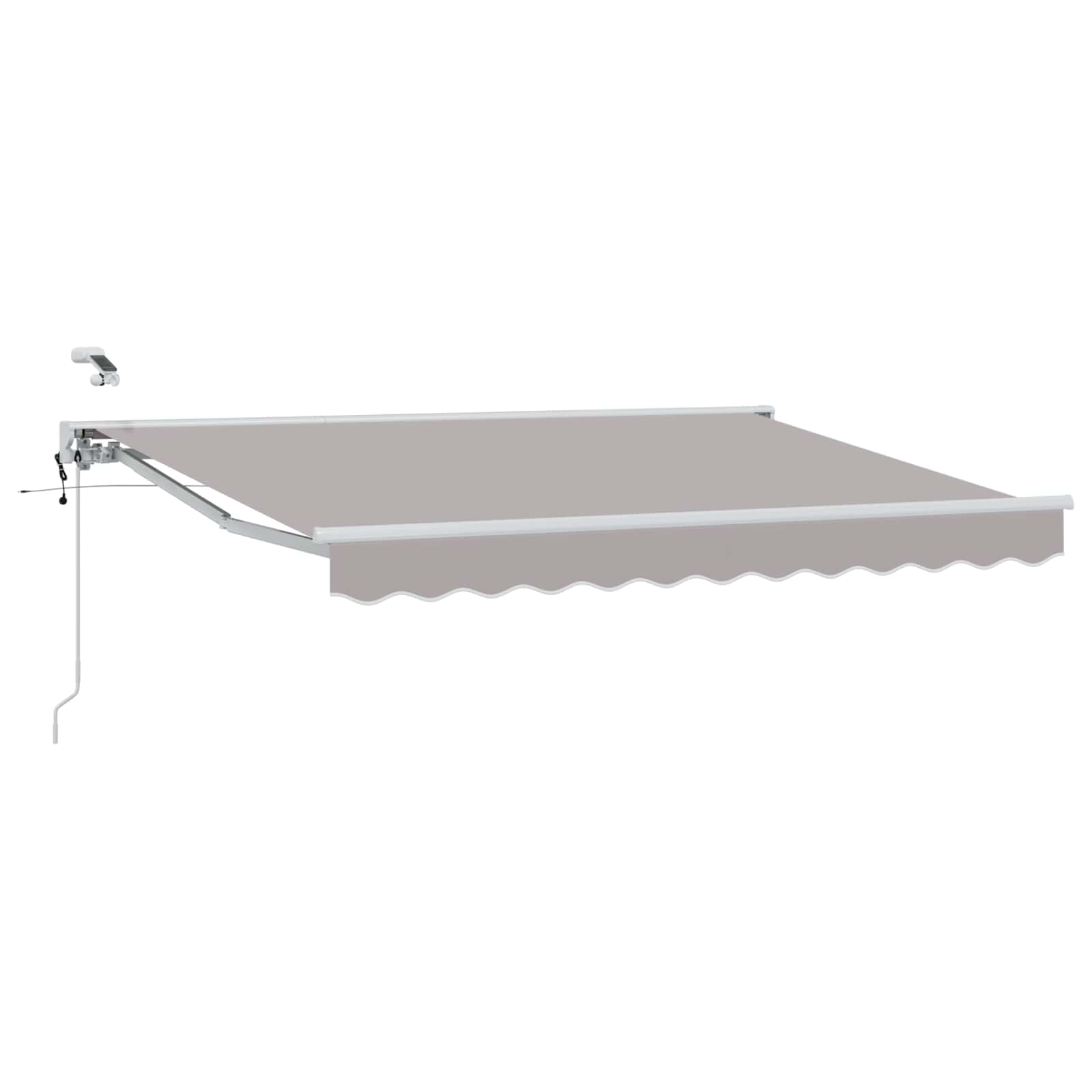 Tettuccio Elettrico Retrattile Grigio chiaro e bianco 3 x 2,5 m | homemem39