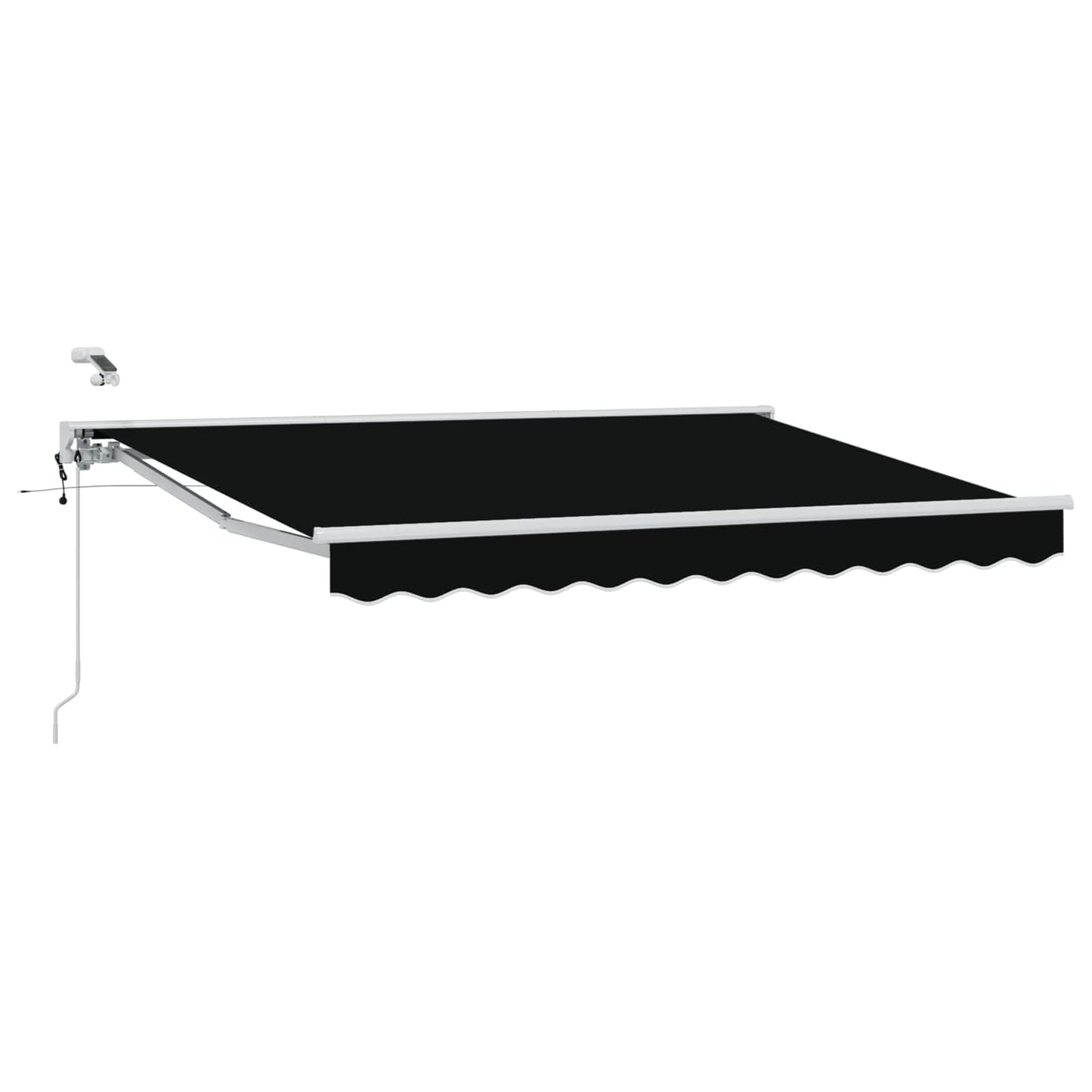 Tettuccio Elettrico Retrattile Nero e Bianco 3,5 x 2,5 m | homemem39