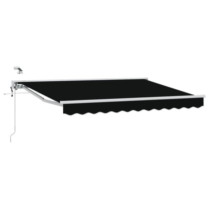 Tettuccio Elettrico Retrattile Nero e Bianco 3,5 x 2,5 m | homemem39