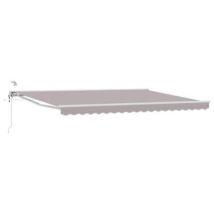 Tettuccio Elettrico Retrattile Grigio chiaro e bianco 4 × 3,5 m | homemem39