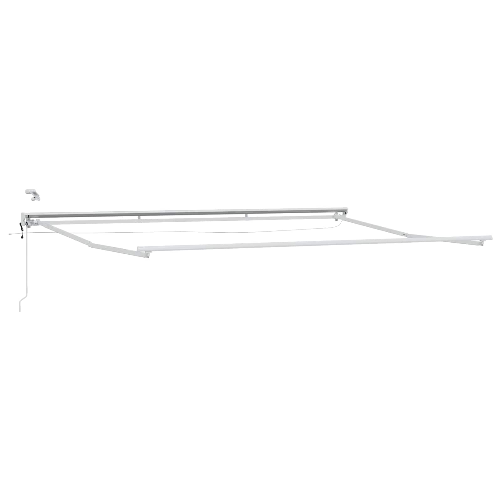 Tettuccio Elettrico Retrattile Antracite e Bianco 4,5 × 3 m | homemem39