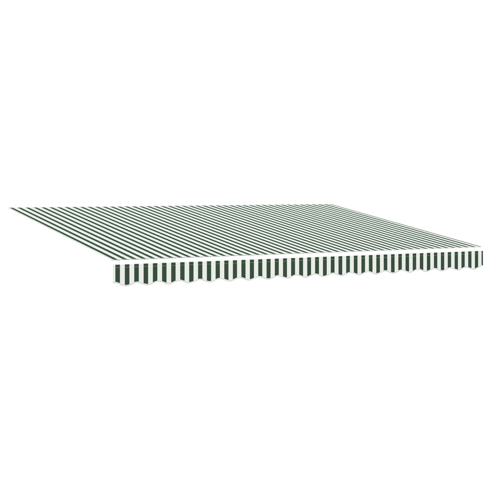 Tettuccio Elettrico Retrattile Verde e Bianco 4,5 × 3 m | homemem39