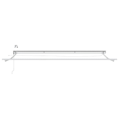 Tettuccio Elettrico Retrattile Crema e Bianco 4,5 × 3,5 m | homemem39