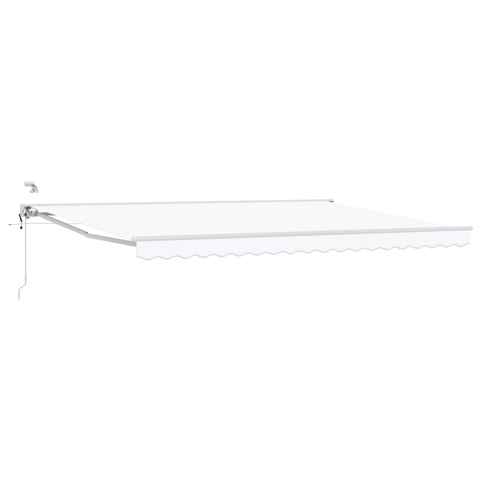 Tettuccio Elettrico Retrattile Bianco 4,5 × 3,5 m | homemem39
