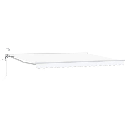 Tettuccio Elettrico Retrattile Bianco 4,5 × 3,5 m | homemem39
