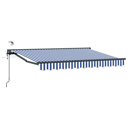 Tettuccio Elettrico Retrattile Blu, Bianco, Antracite 2,5 x 2 m | homemem39
