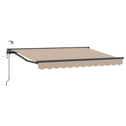 Tettuccio Elettrico Retrattile Beige e Antracite 2,5 x 2 m | homemem39