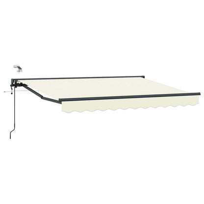 Tettuccio Elettrico Retrattile Crema e Antracite 3,5 x 2 m | homemem39