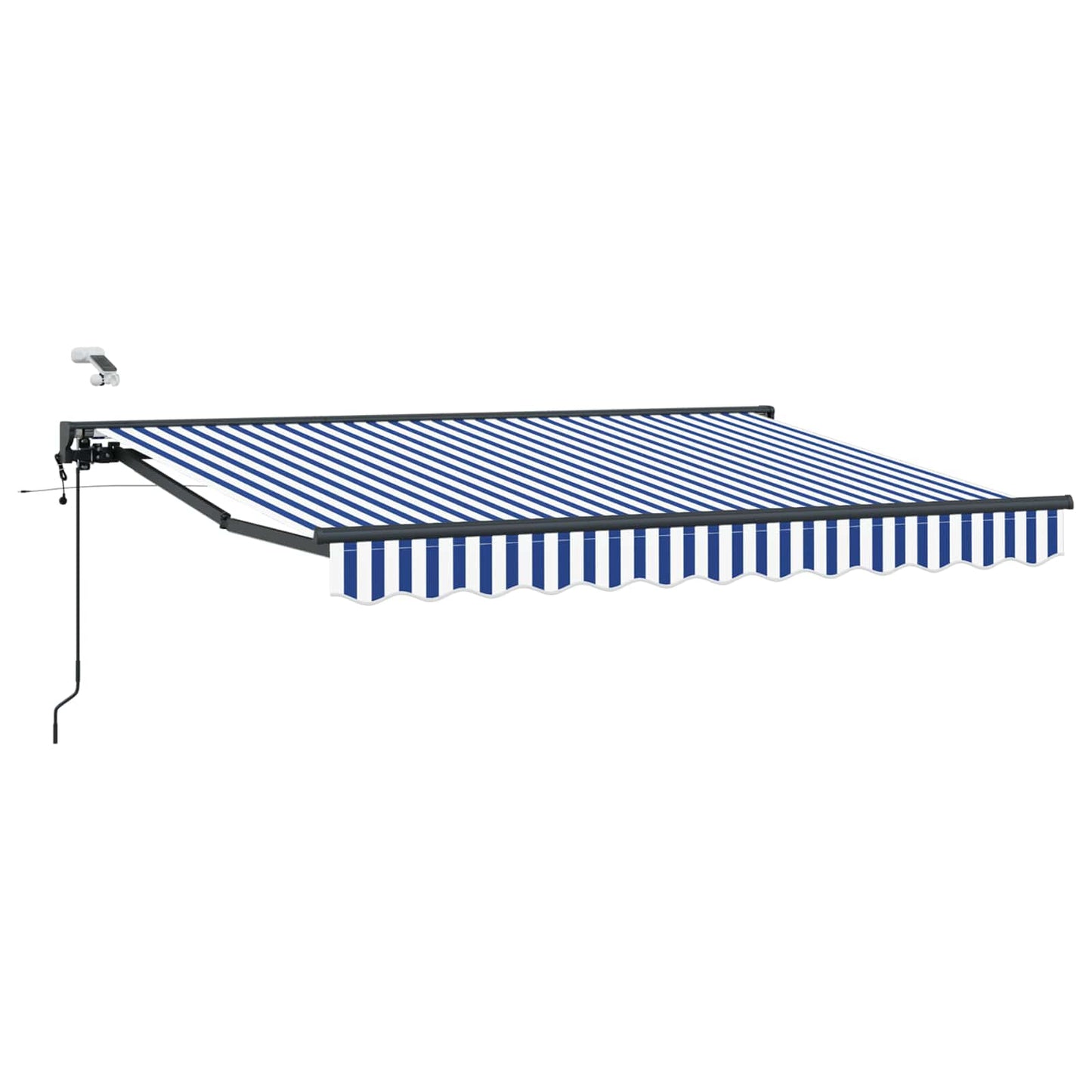 Tettuccio Elettrico Retrattile Blu, Bianco, Antracite 3 x 2,5 m | homemem39