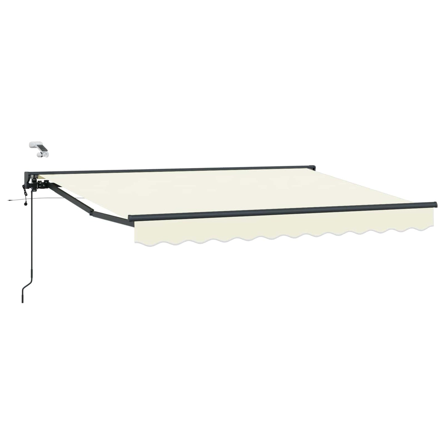 Tettuccio Elettrico Retrattile Crema e Antracite 3,5 x 2,5 m | homemem39