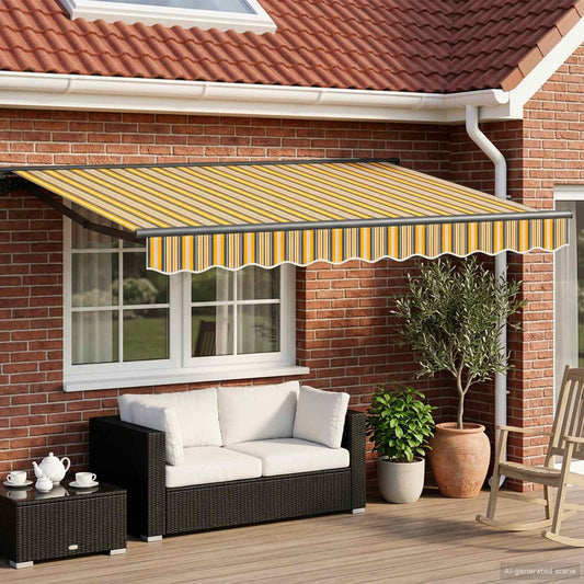 Tettuccio Elettrico Retrattile 3,5 x 2,5 m - homemem39
