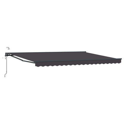 Tettuccio Elettrico Retrattile Antracite 4 × 3,5 m | homemem39