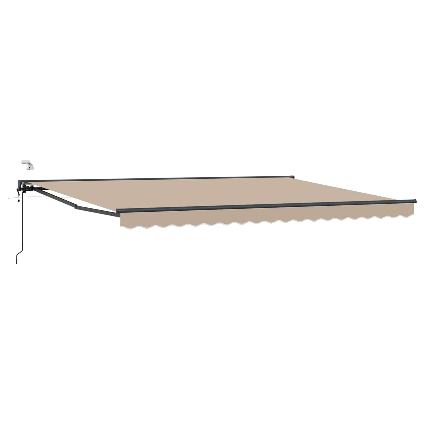Tettuccio Elettrico Retrattile Beige e Antracite 4,5 × 3 m | homemem39