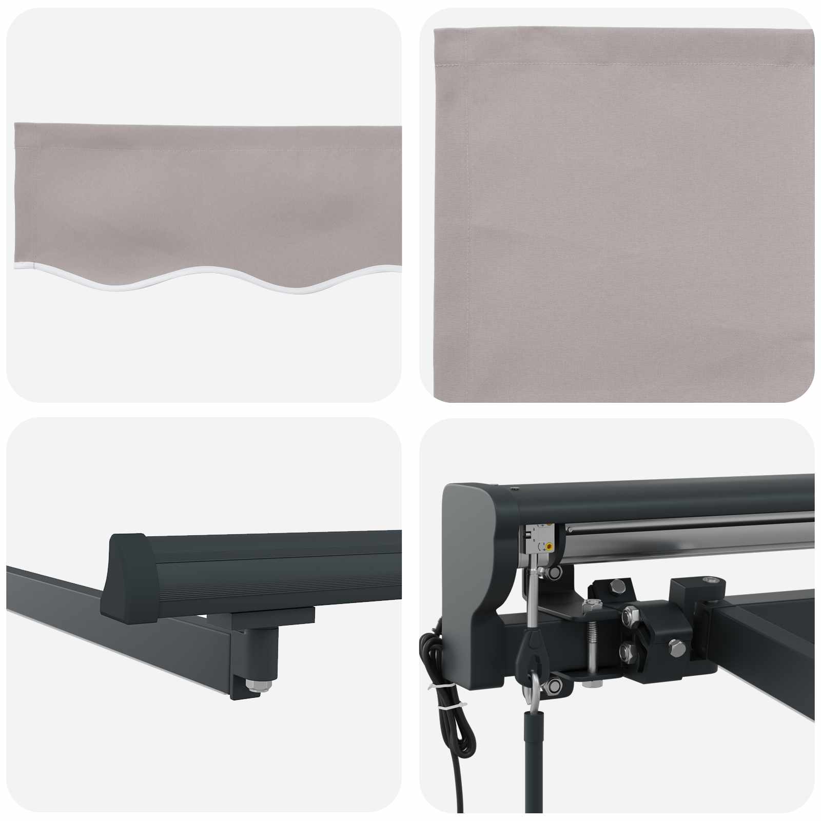 Tettuccio Elettrico Retrattile 4,5 × 3 m | homemem39