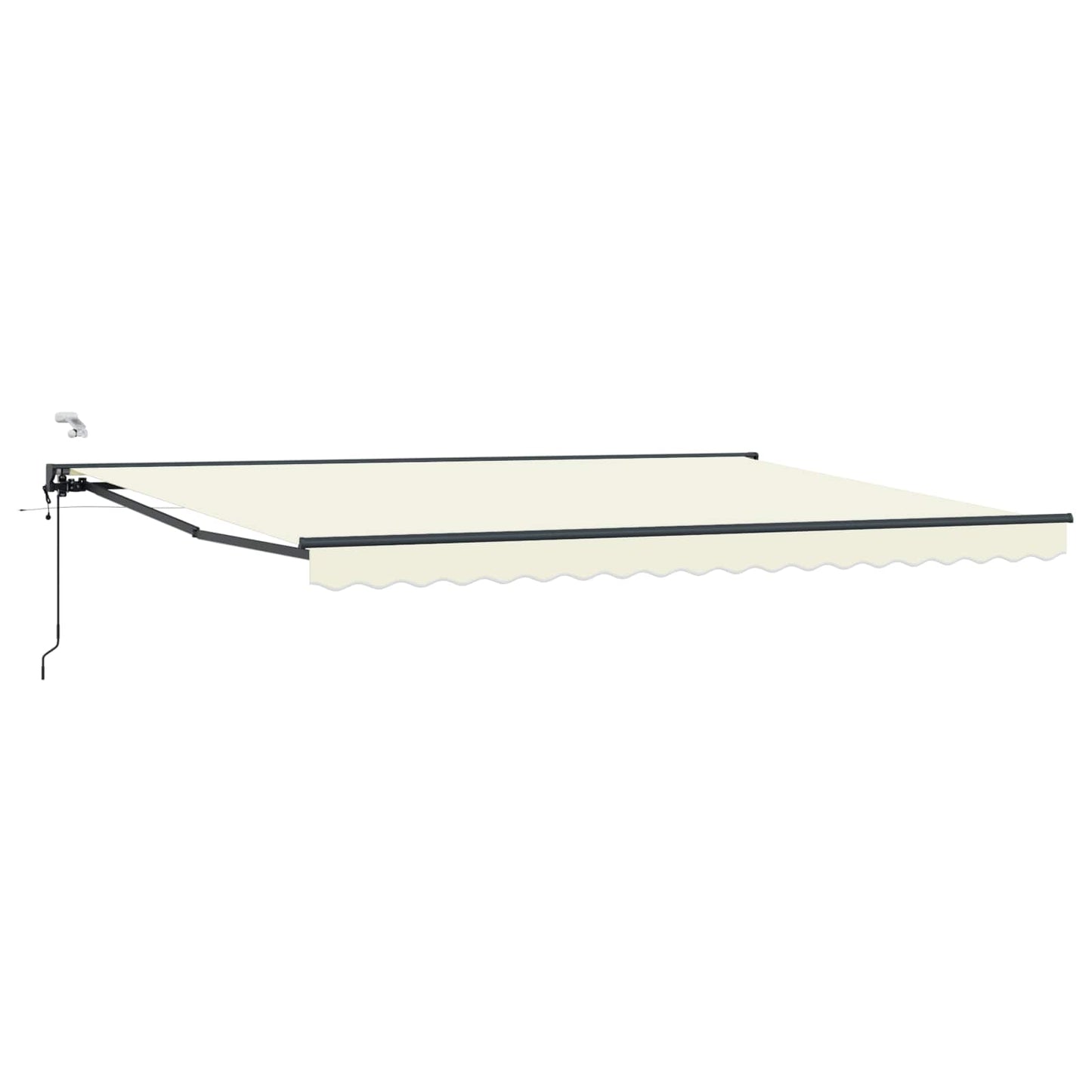 Tettuccio Elettrico Retrattile Crema e Antracite 4,5 × 3,5 m | homemem39