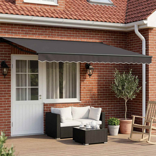 Tettuccio Elettrico Retrattile Antracite 4,5 × 3,5 m | homemem39