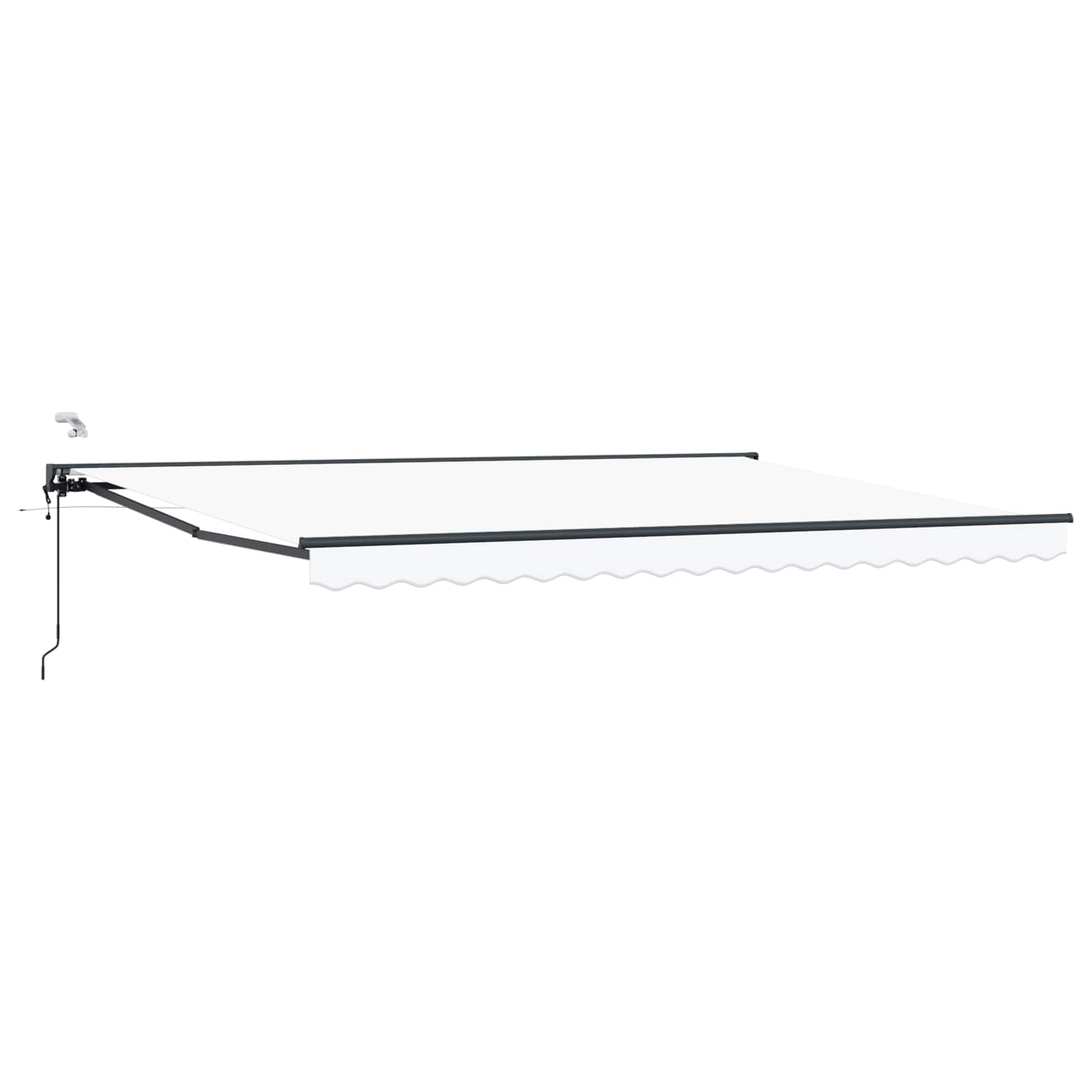 Tettuccio Elettrico Retrattile Bianco 4,5 × 3,5 m | homemem39