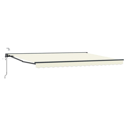 Tettuccio Elettrico Retrattile Crema e Antracite 5 × 3,5 m | homemem39