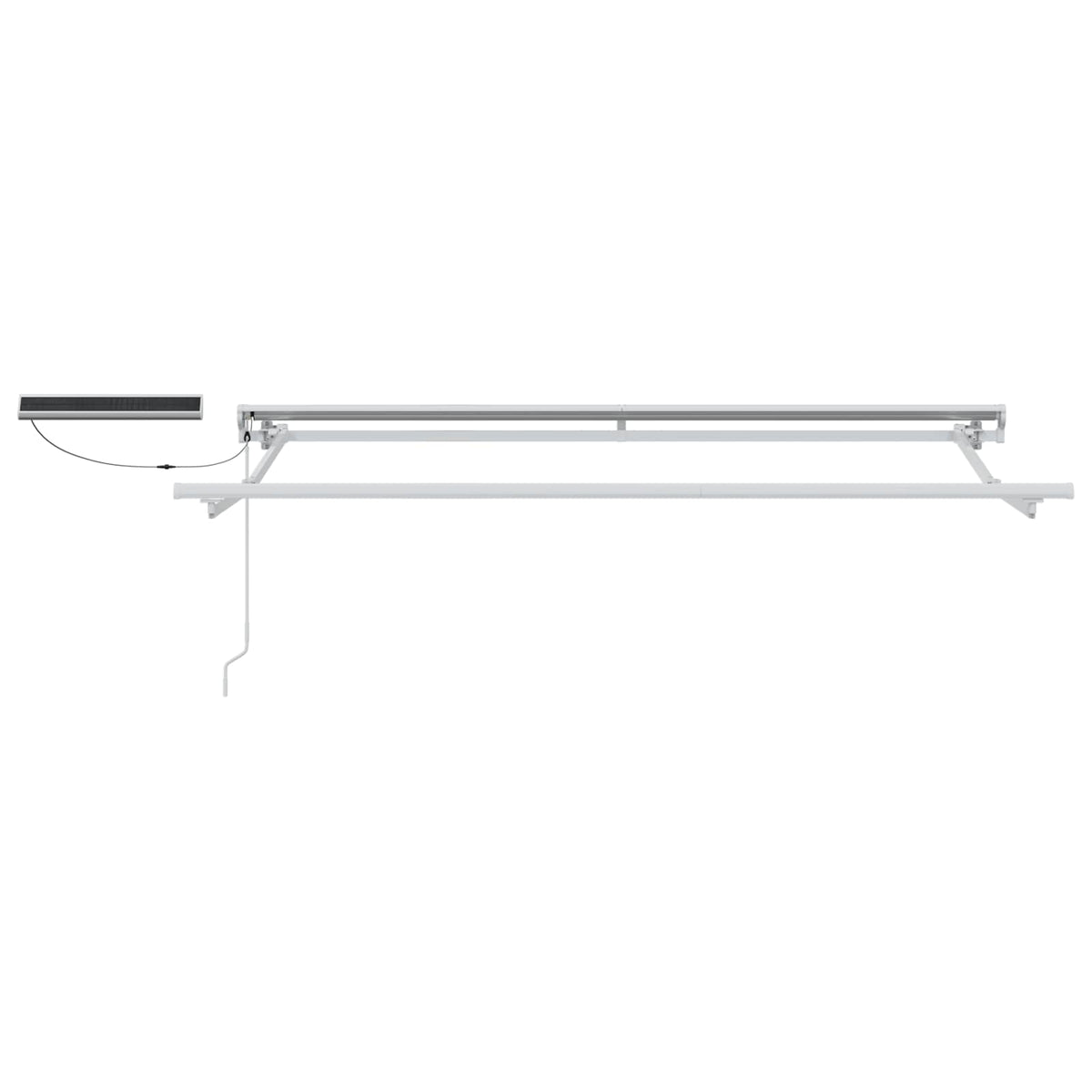 Tettuccio Elettrico Retrattile Grigio chiaro e bianco 2,5 x 2 m | homemem39