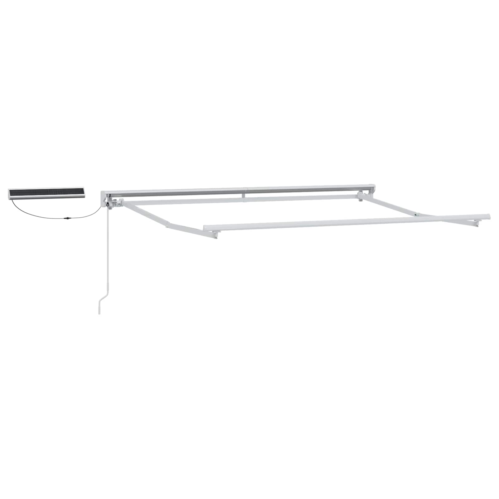 Tettuccio Elettrico Retrattile Crema e Bianco 3,5 x 2 m | homemem39