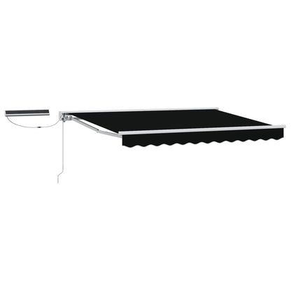 Tettuccio Elettrico Retrattile Nero e Bianco 3 x 2,5 m | homemem39