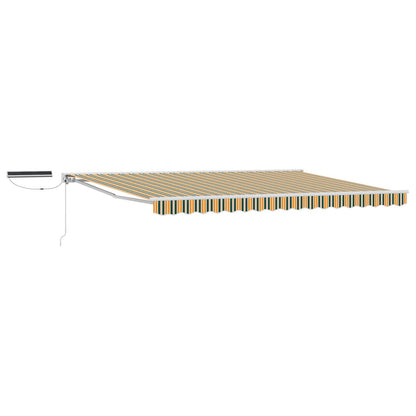 Tettuccio Elettrico Retrattile Verde, Giallo, Bianco 5 x 3 m | homemem39