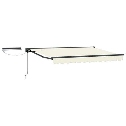 Tettuccio Elettrico Retrattile Crema e Antracite 3 x 2,5 m | homemem39
