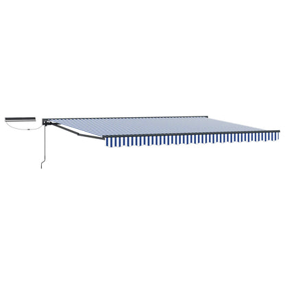 Tettuccio Elettrico Retrattile Blu, Bianco, Antracite 4 × 3 m | homemem39