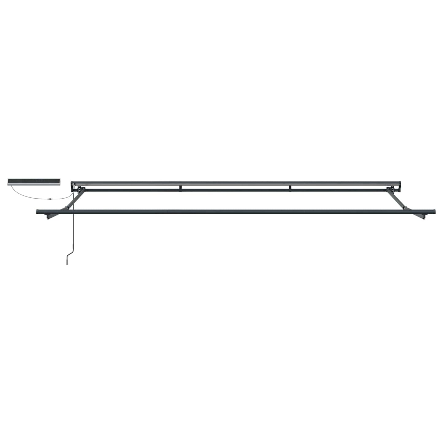 Tettuccio Elettrico Retrattile Blu, Bianco, Antracite 4 × 3 m | homemem39