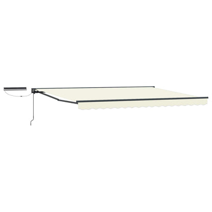 Tettuccio Elettrico Retrattile Crema e Antracite 4 × 3 m | homemem39