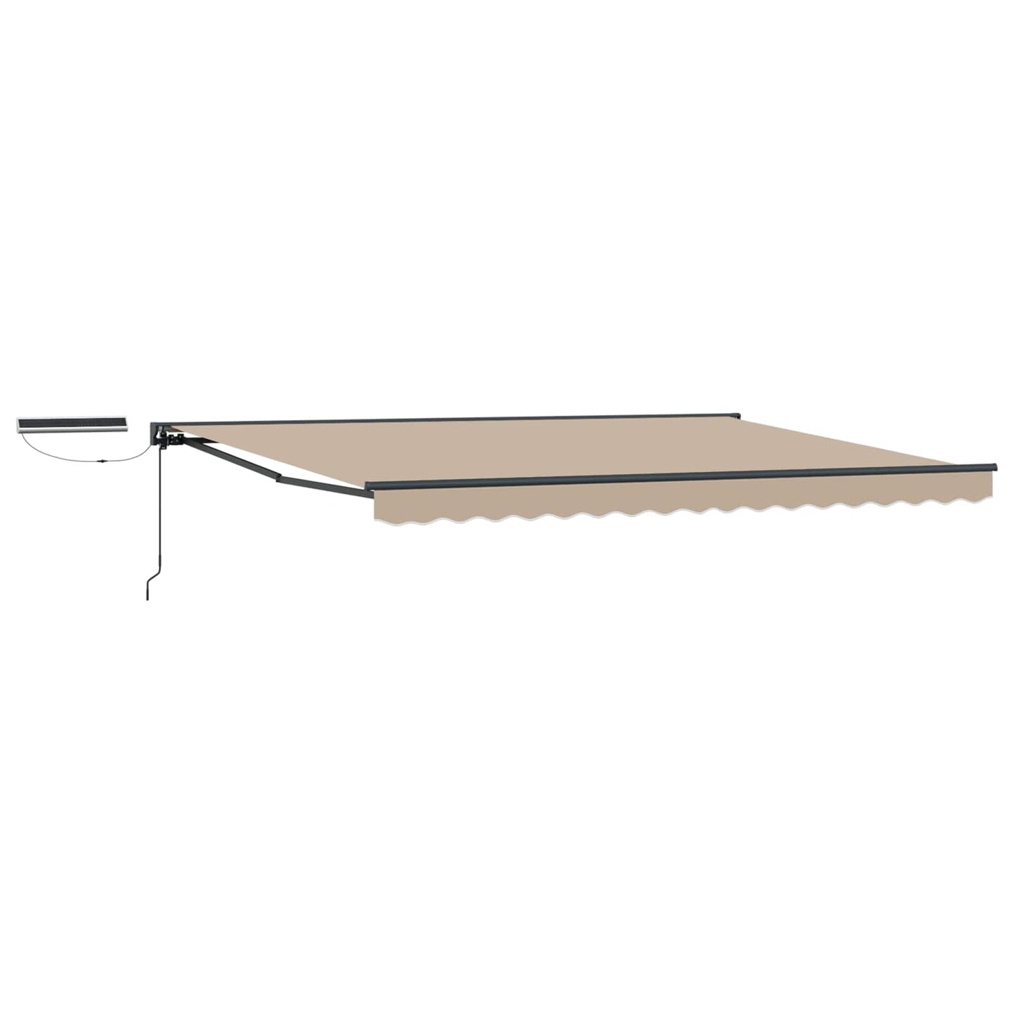 Tettuccio Elettrico Retrattile Beige e Antracite 4 × 3,5 m | homemem39