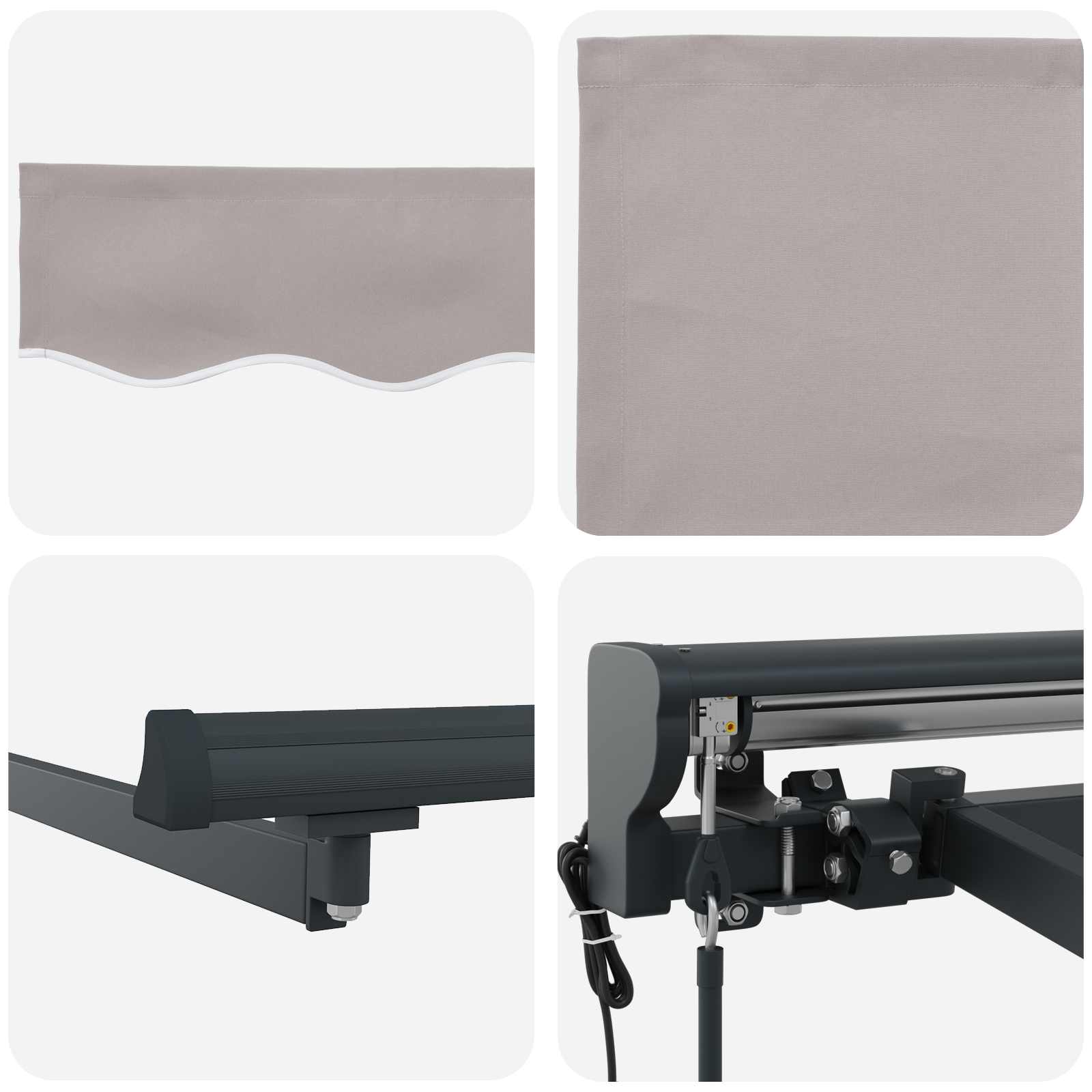 Tettuccio Elettrico Retrattile 4,5 × 3 m | homemem39