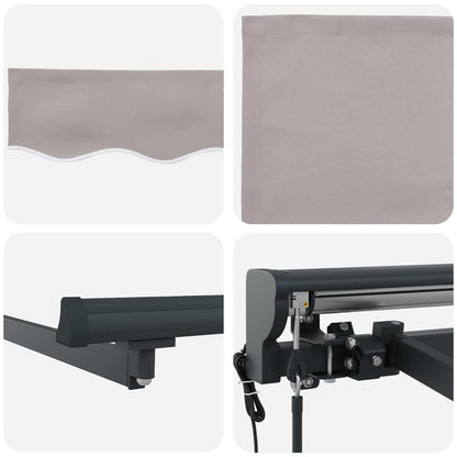 Tettuccio Elettrico Retrattile 4,5 × 3 m | homemem39