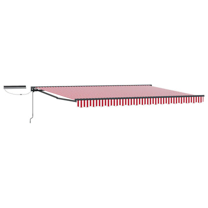 Tettuccio Elettrico Retrattile Rosso, Bianco, Antracite 5 x 3 m | homemem39