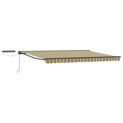 Tettuccio Elettrico Retrattile Verde, Giallo, Antracite 5 x 3 m | homemem39