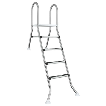 Scala per piscina parzialmente interrata 195 x 116 cm 4-Gradino