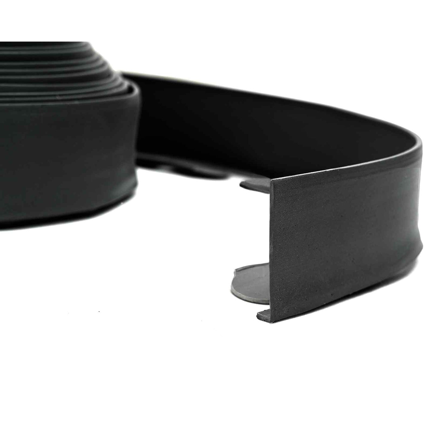 Bordure per prato Nero 2000 x 4 x 5 cm Plastica | homemem39