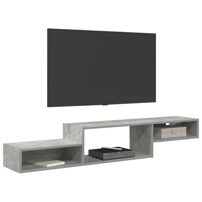 Mobile TV da Parete A parete Grigio Cemento 150 x 28 x 26 cm | homemem39