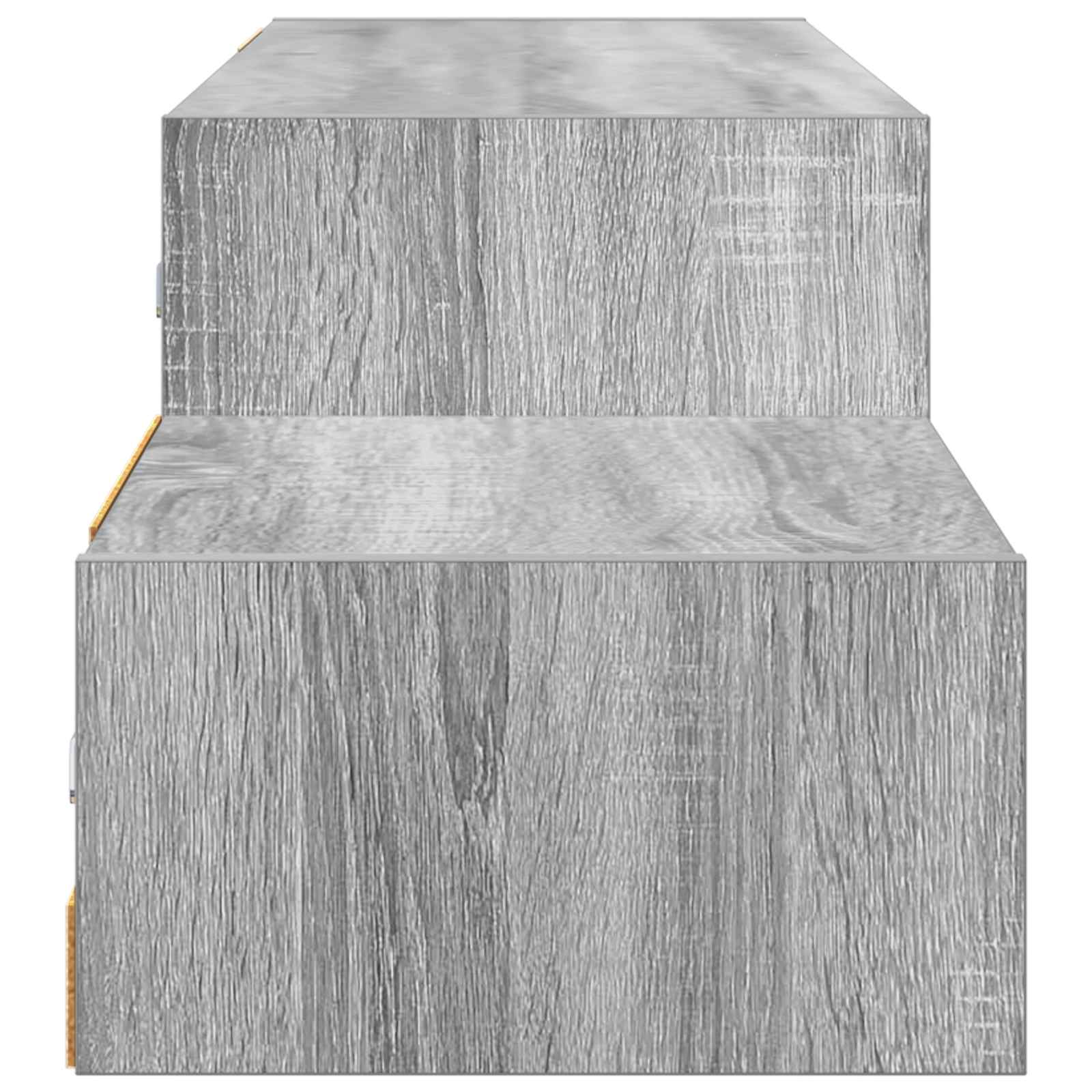 Mobile TV da Parete A parete Sonoma grigio 150 x 28 x 26 cm | homemem39