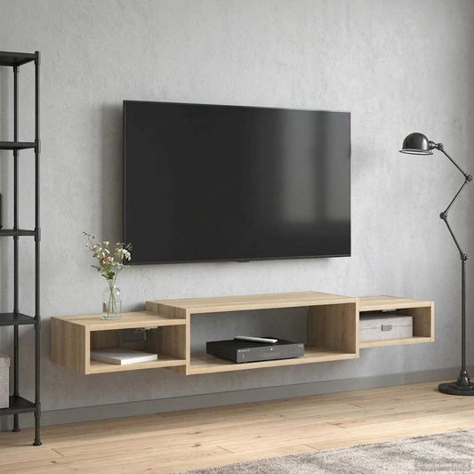 Mobile TV da Parete A parete Rovere Sonoma 140 x 28 x 21 cm | homemem39