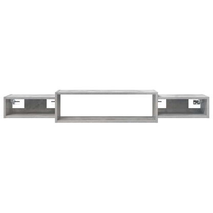 Mobile TV da Parete A parete Grigio Cemento 140 x 28 x 21 cm | homemem39