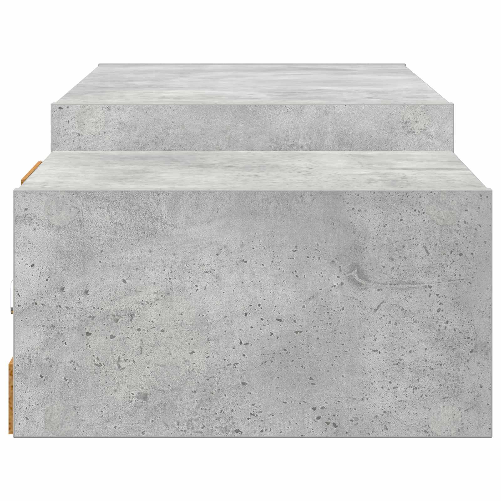 Mobile TV da Parete A parete Grigio Cemento 140 x 28 x 21 cm | homemem39