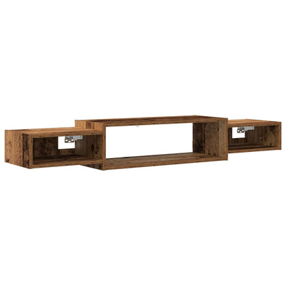 Mobile TV da Parete A parete Legno antico 140 x 28 x 21 cm | homemem39