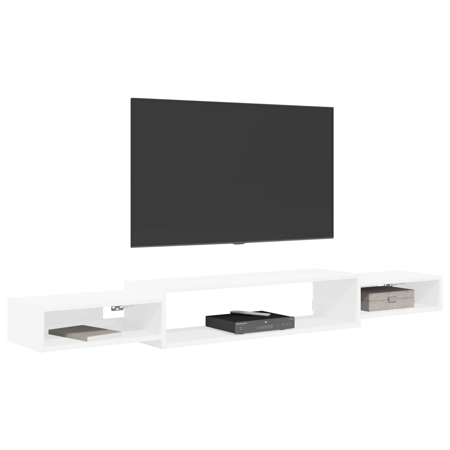 Mobile TV da Parete A parete Bianco 180 x 28 x 21 cm | homemem39