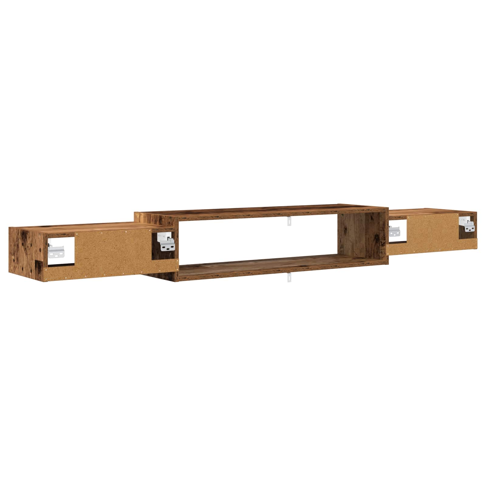 Mobile TV da Parete A parete Legno antico 180 x 28 x 21 cm | homemem39