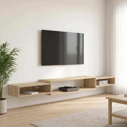 Mobile TV da Parete A parete Rovere Sonoma 220 x 28 x 21 cm | homemem39
